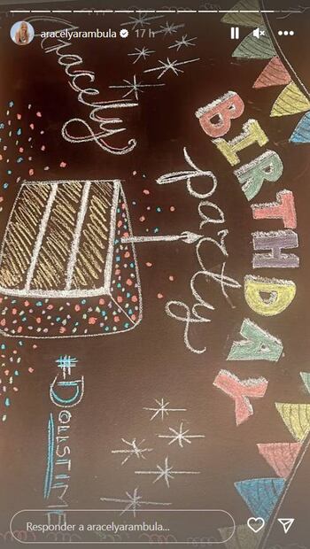 Aracely Arámbula celebró así su cumpleaños número 48