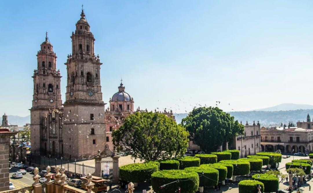 Catedral de Morelia, parte de su centro histórico Patrimonio de la Humanidad. (Foto: iStock)