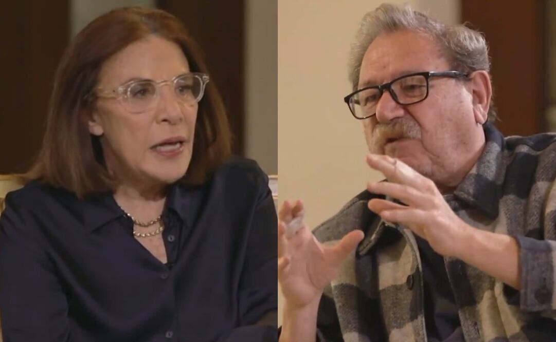 Sabina Berman y Paco Ignacio Taibo II en Largo Aliento (13/02/2025). Foto: Captura de Pantalla