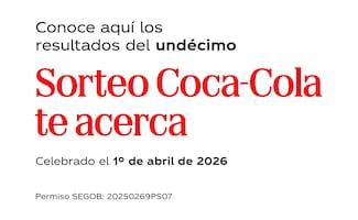 Sorteo Coca-Cola te acerca Semana 11 