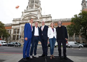 Cerdos voladores y prismas, en apertura de exposición sobre Pink Floyd en Londres