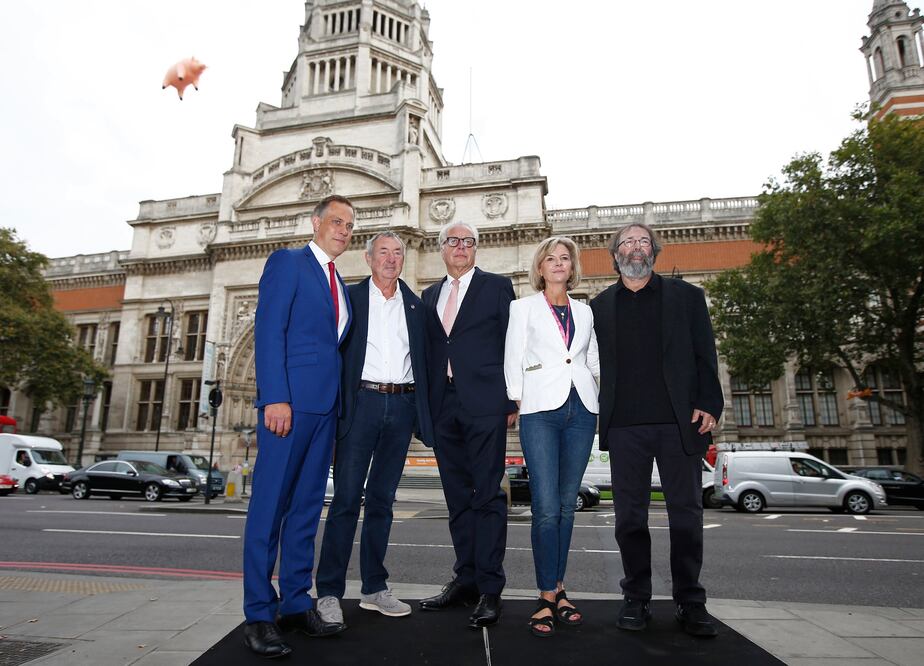 Cerdos voladores y prismas, en apertura de exposición sobre Pink Floyd en Londres