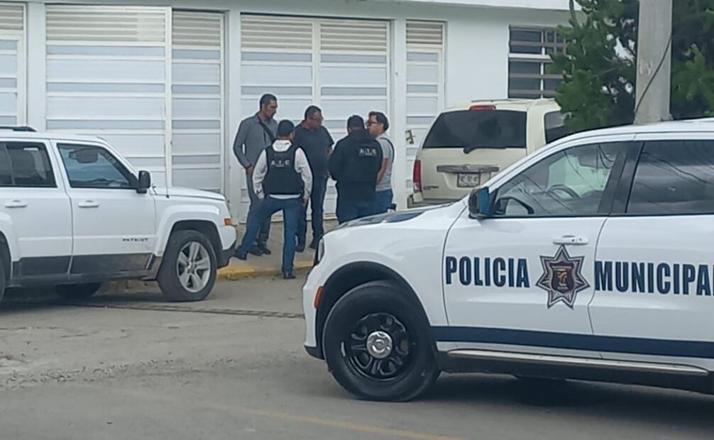 Policías acordonaron la zona (06/08/2025). Foto: Especial