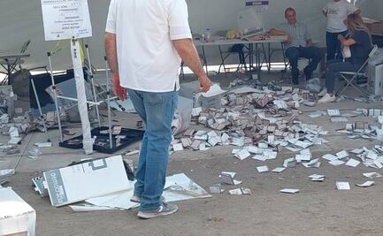 Vandalizan casillas en Querétaro; hay 15 personas detenidas