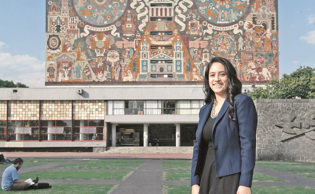 Judith Pérez Alcalá, de 22 años, cursa el noveno semestre de la licenciatura en Derecho (Fotos: IVÁN STEPHENS)