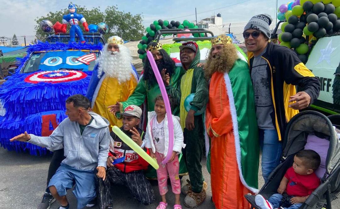 Día de Reyes en campamentos migrantes: SSC reparte juguetes en 16 alcaldías, 6 de enero de 2025. Foto: Especial