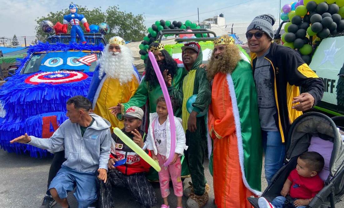 Día de Reyes en campamentos migrantes: SSC reparte juguetes en 16 alcaldías, 6 de enero de 2025. Foto: Especial