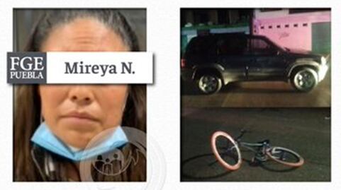 Vinculan a proceso a mujer por atropellar a su expareja en Puebla 