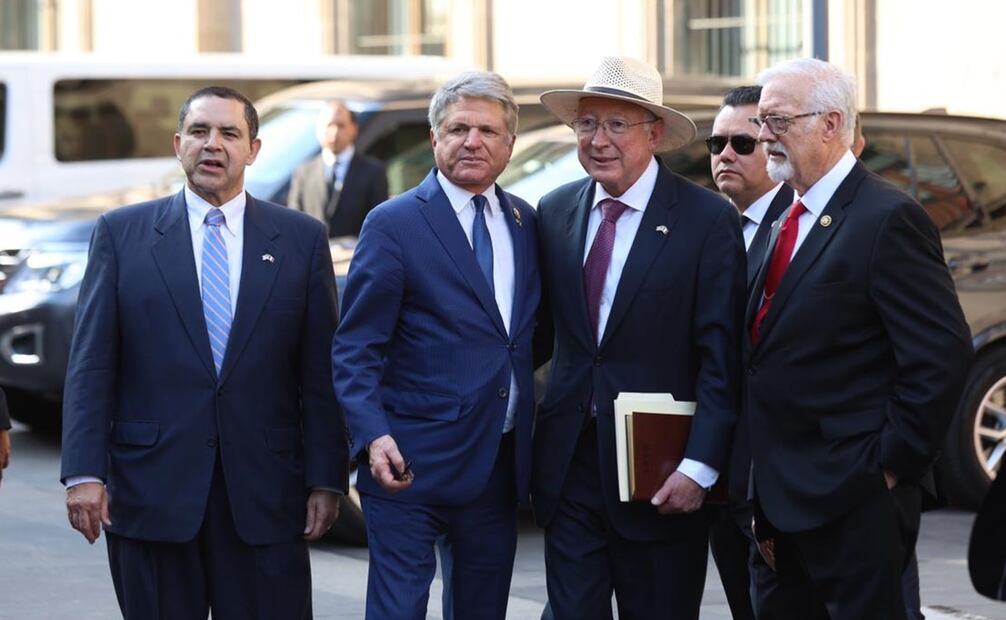 Congresistas estadounidenses de Texas aseguraron que durante su encuentro con el presidente Andrés Manuel López Obrador. Foto: Diego Simón/ EL UNIVERSAL