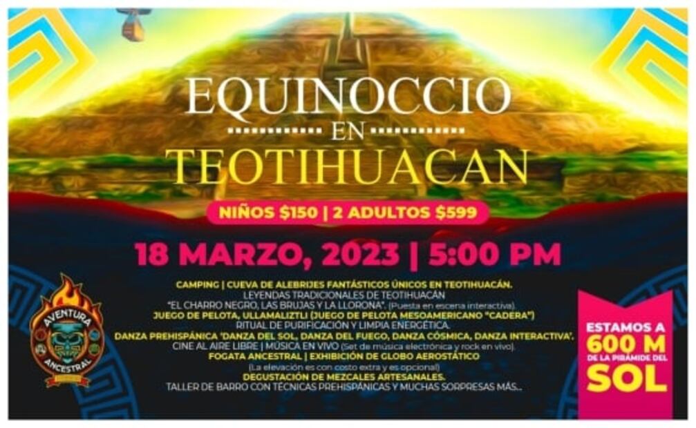 ¡Buena vibra! Celebra la primavera en este festival de Teotihuacán