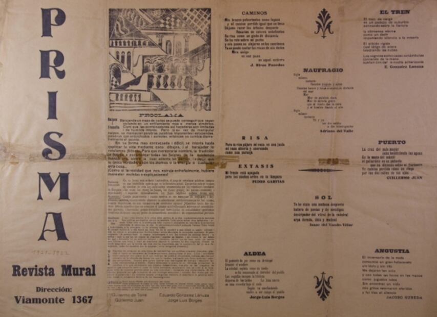 Obras de Borges intervenidas a mano son vendidas en Argentina