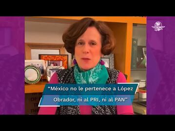 Denise Dresser les responde a quienes presumen de haberla “corrido” del Zócalo en marcha