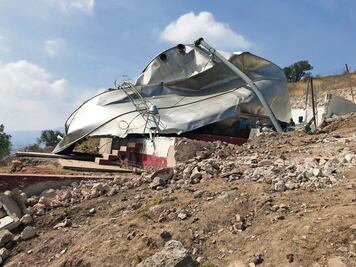 “No hubo agua desde que  se cayó el tanque”