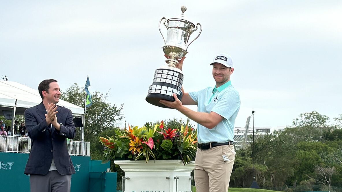 Brian Campbell, campeón del México Open at VidantaWorld / Foto: Edgar Enríquez - EL UNIVERSAL
