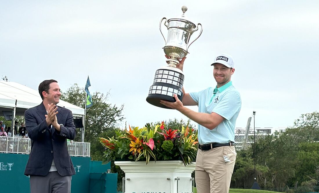 Brian Campbell, campeón del México Open at VidantaWorld / Foto: Edgar Enríquez - EL UNIVERSAL