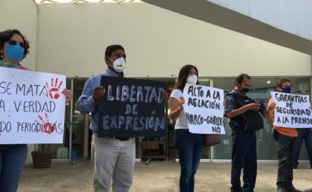 Reporteros de Chilpancingo exigen seguridad para sus compañeros de Iguala