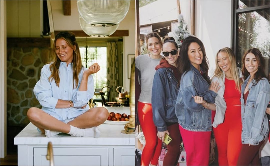 Ashely Tisdale y otras famosas de Hollywood, como Hilary Duff y Mandy Moore.
Fotos: Instagram