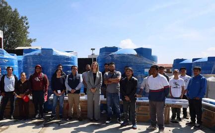 Gobierno de Huixquilucan entrega más de mil tinacos y 183 cisternas a precios subsidiados para mejorar condiciones en viviendas 