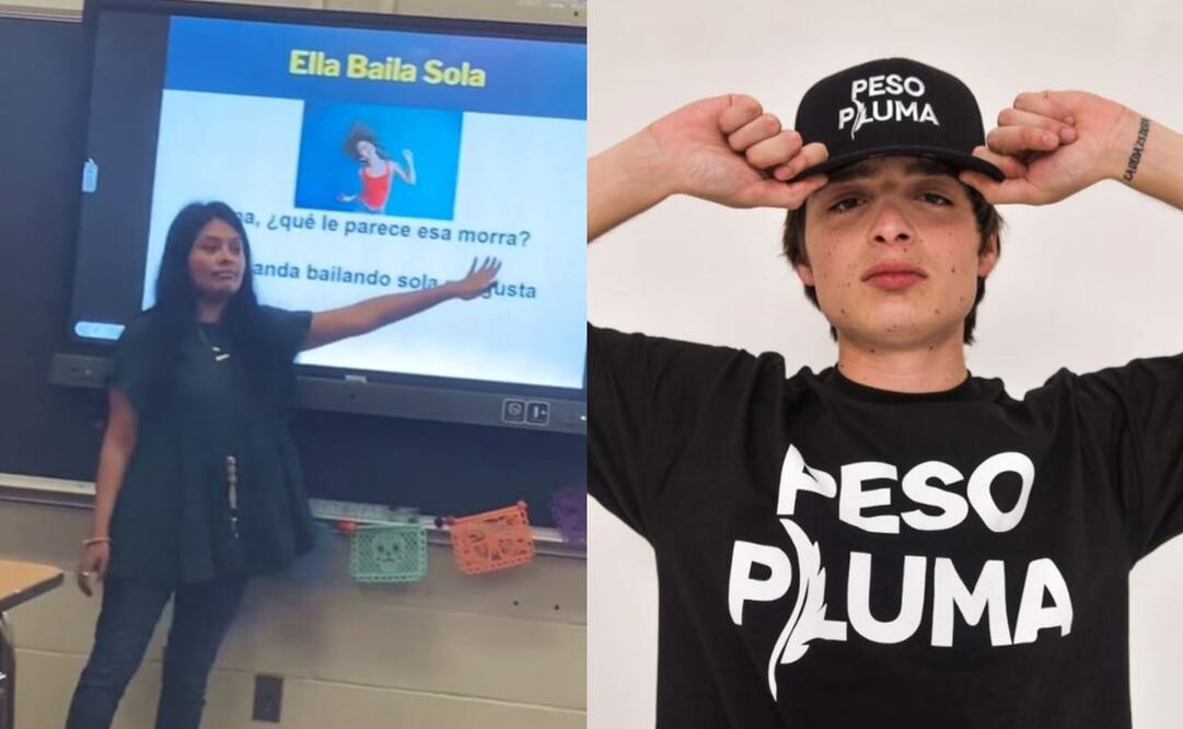 La canción "Ella Baila sola" colocó a Peso Pluma entre los artistas más escuchados. Foto: TikTok @profecoti / Facebook