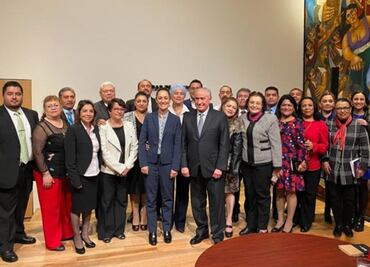 Se reúnen presidente de la FSTSE y Claudia Sheinbaum