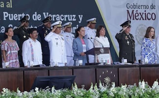 "La soberanía la llevamos los mexicanos marcada con fervor”; Sheinbaum encabeza 112 aniversario de la defensa del puerto de Veracruz