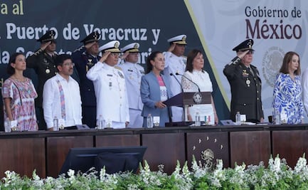"La soberanía la llevamos los mexicanos marcada con fervor”; Sheinbaum encabeza 112 aniversario de la defensa del puerto de Veracruz