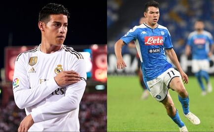 ¿"Chucky" Lozano y James Rodríguez juntos en el Napoli?