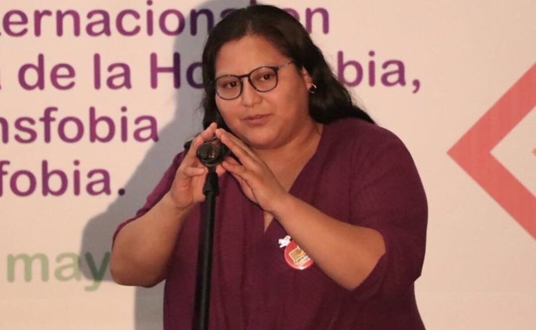 Citlalli Hernández Mora, senadora por Morena (Tomada de Twitter @CitlaHM)