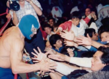Blue Demon en el Estanquillo