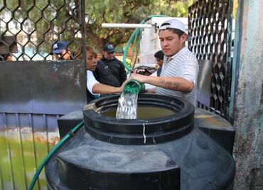 Tras sismo, Conagua reduce suministro de agua en Nezahualcóyotl