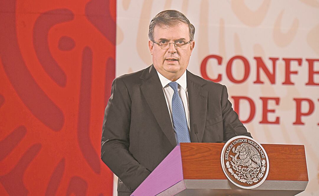 El canciller Marcelo Ebrard participó en la inauguración del periodo de sesiones de la Cepal. Foto: Archivo. EL UNIVERSAL