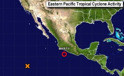 "Marty" causará lluvias muy fuertes en Guerrero