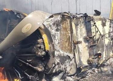 Piloto sobrevive a desplome de avioneta en Champotón, Campeche