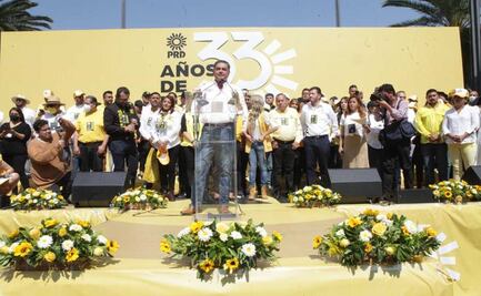 En su 33 aniversario, el PRD advierte que no permitirán que AMLO convierta a México en dictadura