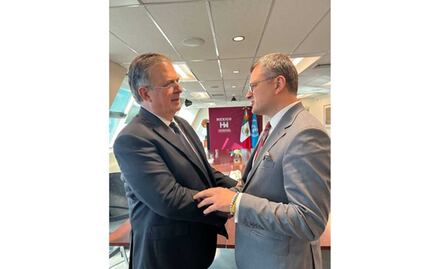 Ebrard se reúne con Ministro de Asuntos Exteriores de Ucrania