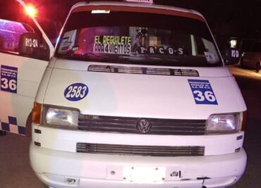 Chofer de combi se resiste a asalto y lo matan a tiros en Chalco