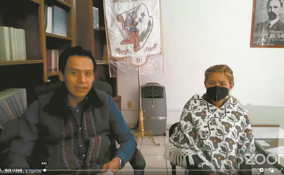 En conferencia, Marx Arriaga, director de Materiales Educativos. Foto: Especial.