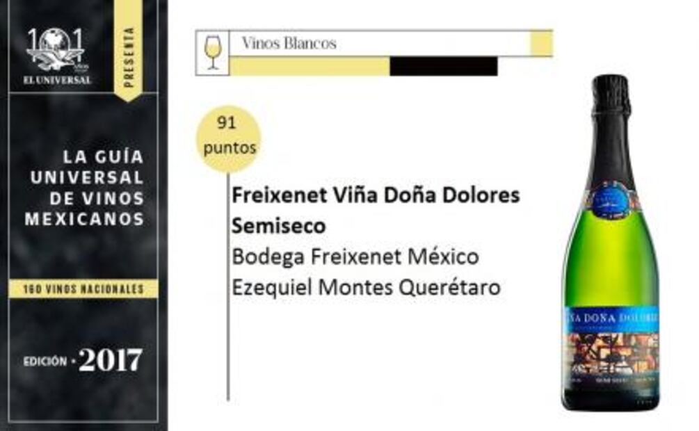 Guía Universal de Vinos: Freixenet Viña Doña Dolores Semiseco