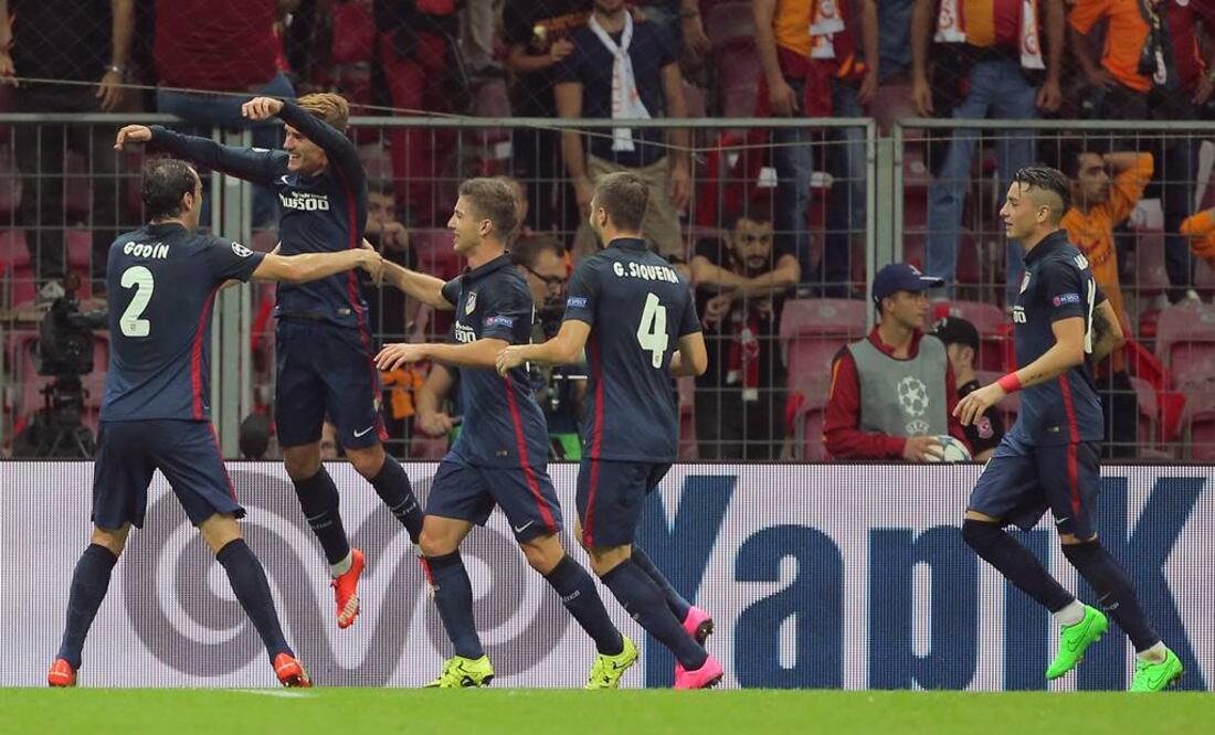 Griezmann sentenció el triunfo de los colchoneros. Foto: AP