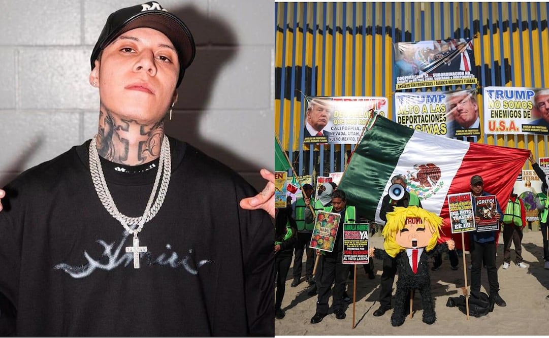 Santa Fe Klan manda mensaje de apoyo a latinos en EU. Foto: Redes sociales y Diego Simón / EL UNIVERSAL