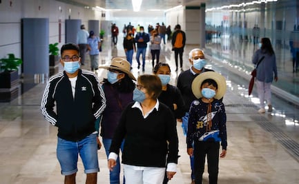 Pocos vuelos; muchos turistas en el AIFA