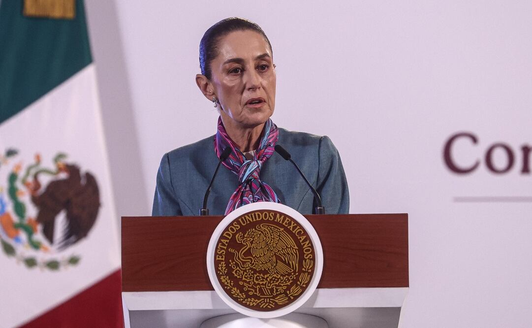 Conferencia de Claudia Sheinbaum del 15 de octubre. Foto: Gabriel Pano/EL UNIVERSAL