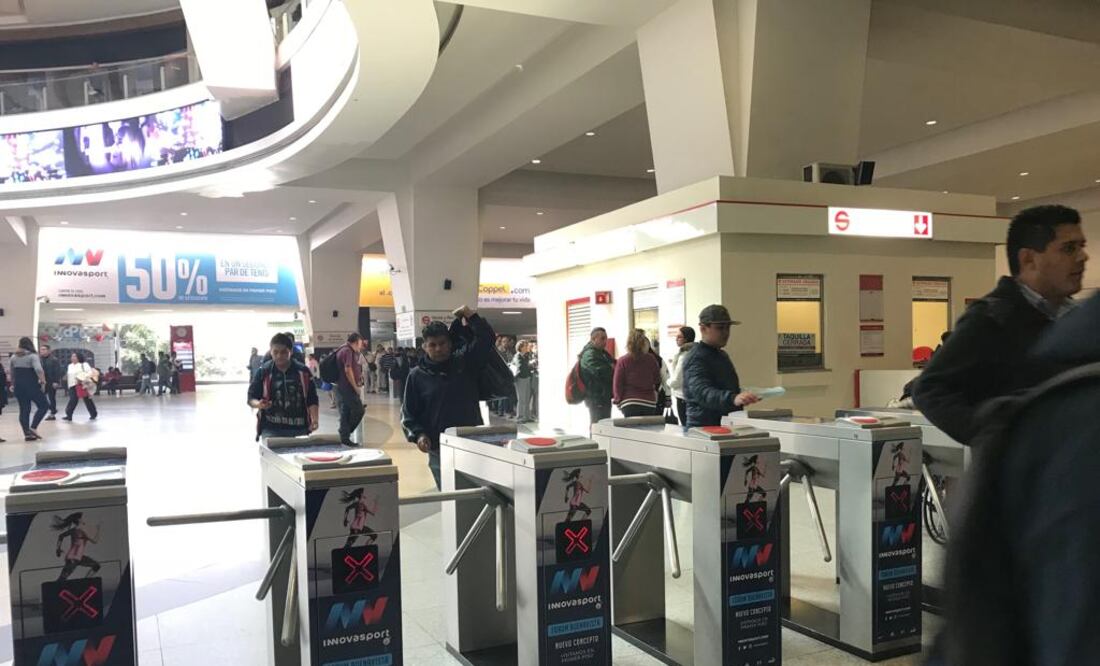 El robo ocurrió en la estación Cuautitlán del Suburbano. Foto: Rebeca Jiménez / EL UNIVERSAL