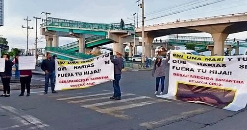 Familia exige agilizar la búsqueda de Samantha