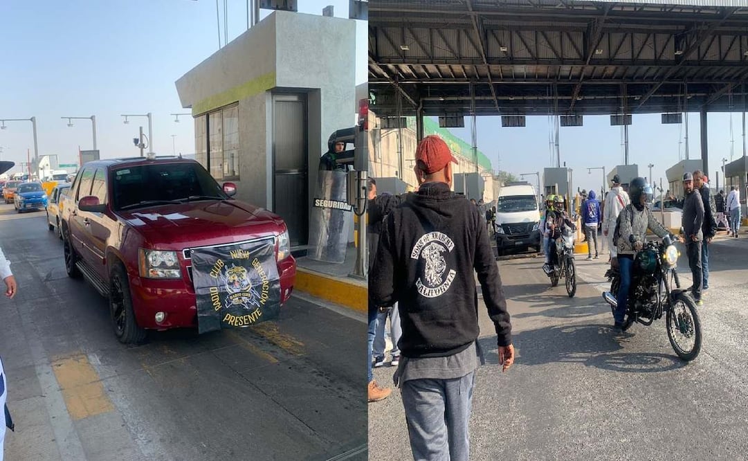 Transportistas levantan bloqueos en la México-Querétaro y México-Pachuca; tras negociaciones decidieron concluir la movilización, 17 de febrero de 2025. Foto: Especial