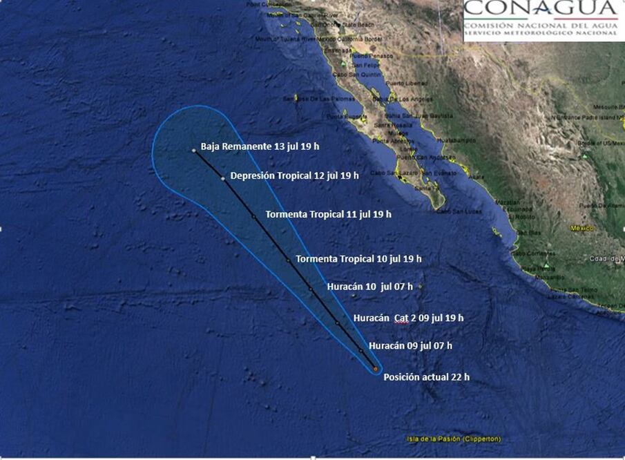 Pronóstico de Conagua