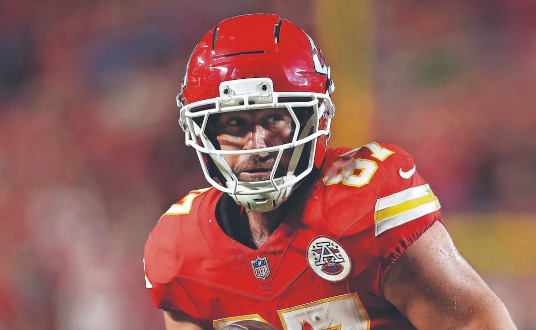 Travis Kelce, a hacerse notar. Foto: de JAMIE SQUIRE. AFP