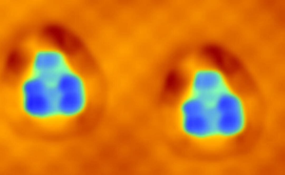 La revista Nature Chemistry acaba de publicar la primera imagen de una molécula individual de arino