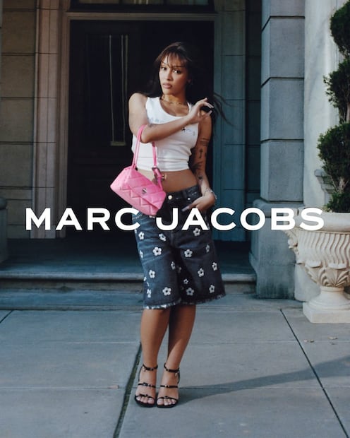 Doja Cat como imagen de Marc Jacobs en 2025. Foto: Instagram @marcjacobs