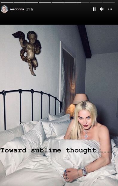 A sus 63 años, Madonna se destapa en atrevida sesión de fotos